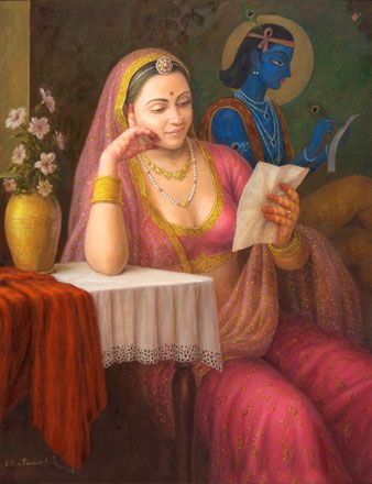 50 Most Beautiful Indian Women Paintings Of All Times Fine Art