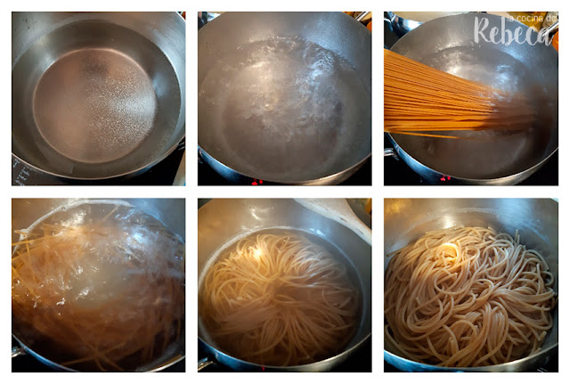 Receta de espaguetis caprese con pistachos
