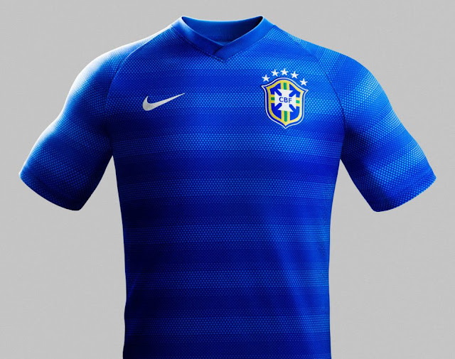 ブラジル代表 2014年W杯ユニフォーム-アウェイ-Nike
