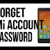 Cara Reset Password Mi Account Karena Lupa Password 