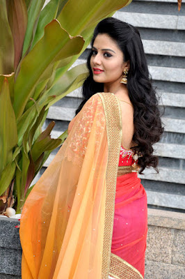 SriMukhi in Saree Photos