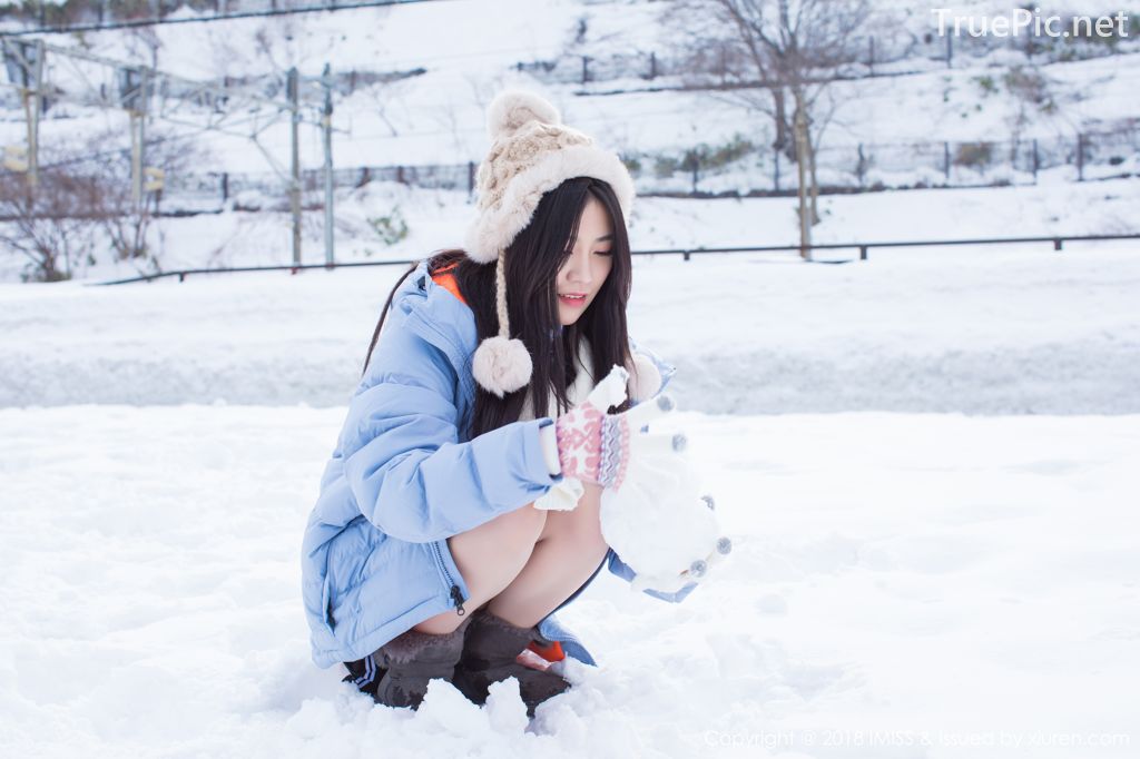 Image-IMISS-Vol.262-Sabrina model–Xu-Nuo-许诺-Sparkling-White-Snow-TruePic.net- Picture-10