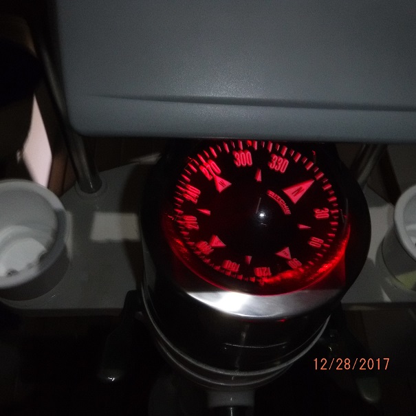 Chip & Debbie Willis on s\v Elegant'sea New Ritchie LED Red Compass