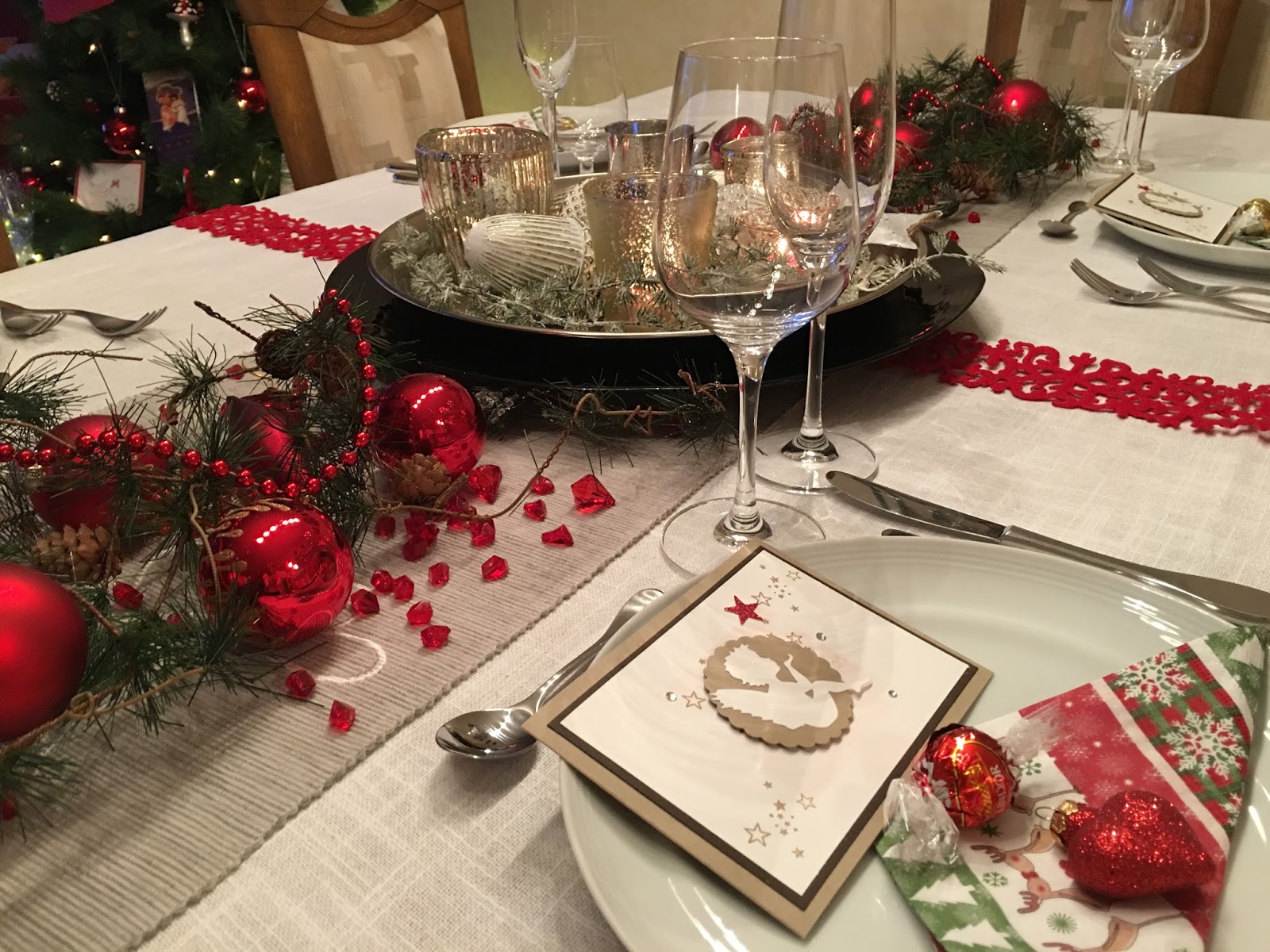 Tischdekoration ~ Stempel und deine Ideen werden wahr