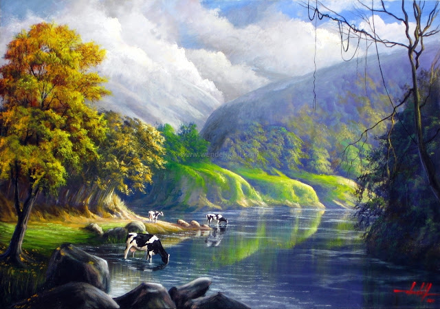 pintura de paisagem