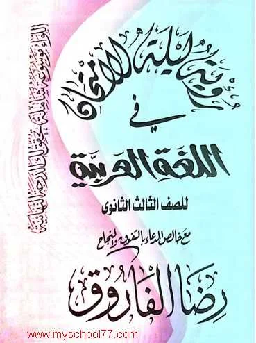 مراجعة ليلة امتحان اللغة العربية ثانوية عامة 2020 مستر رضا الفاروق - موقع مدرستى