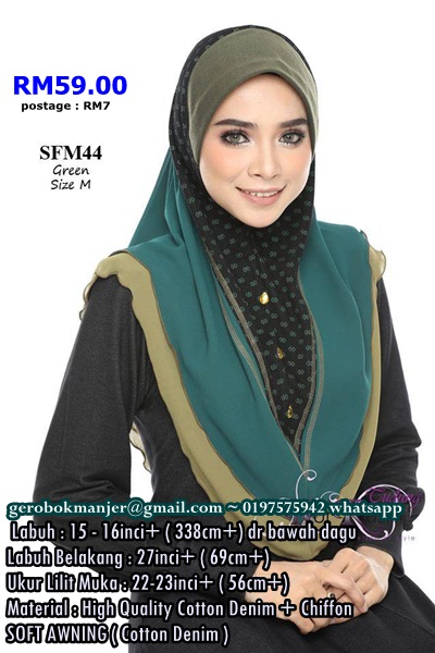 TUDUNG AFINA NUR KASIH SAIZ M