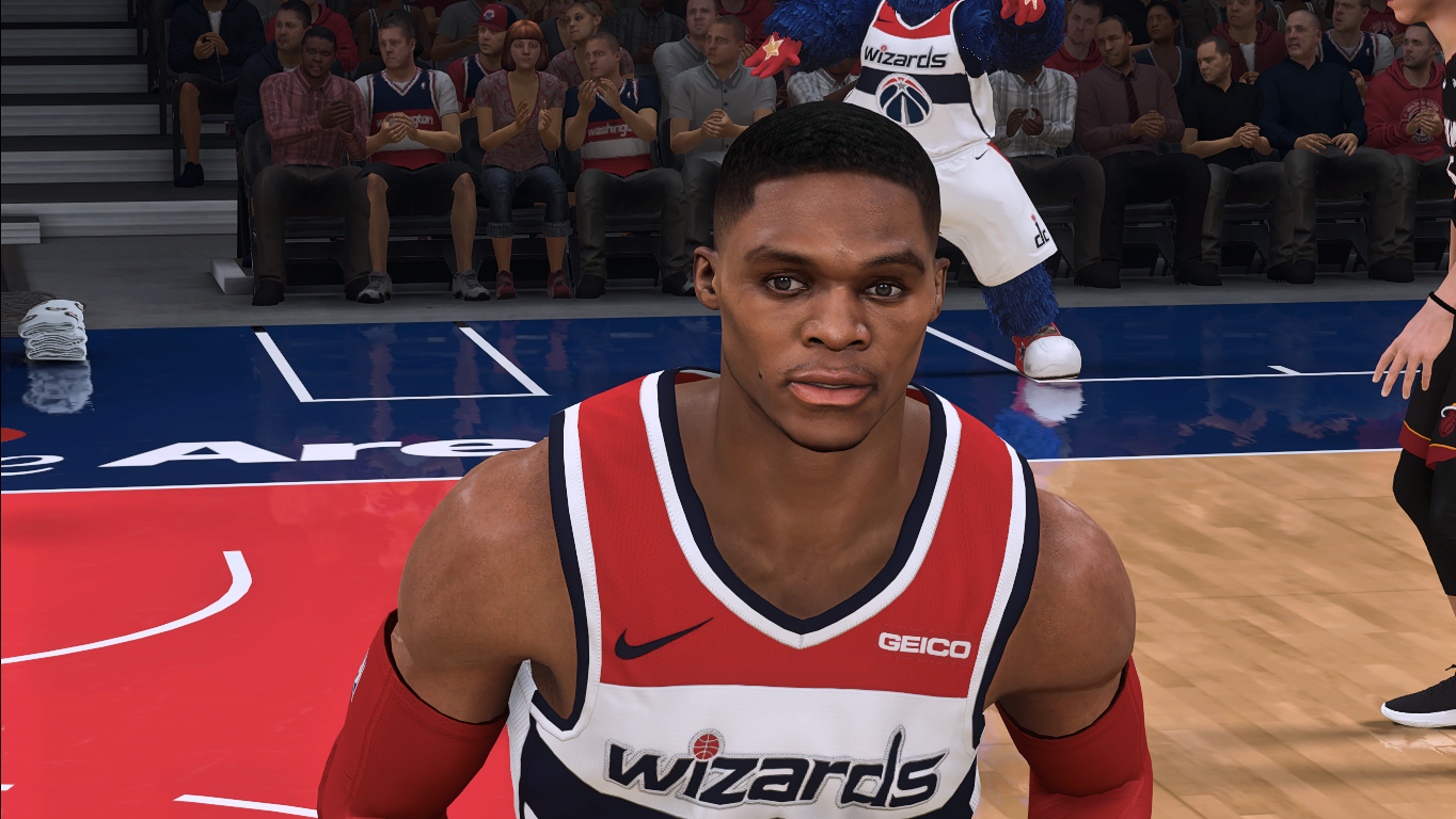 Russell Westbrook Cyberface, Hair and Body Model By LA