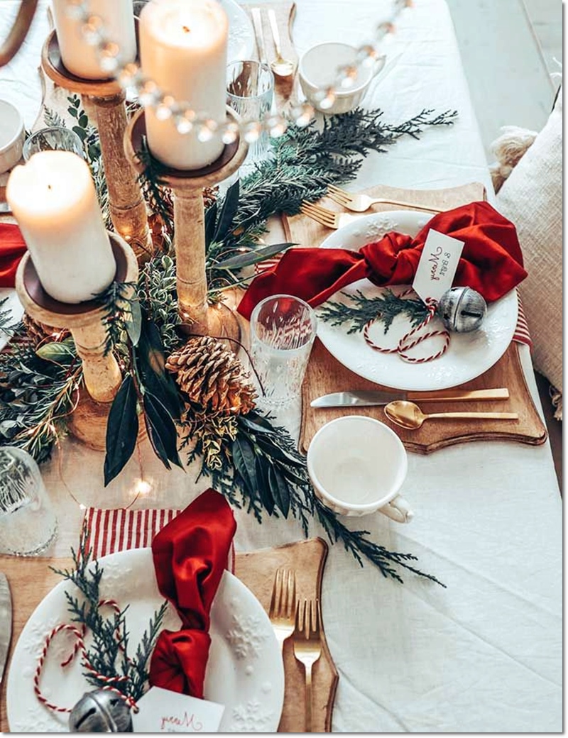 Christmas Table, Centerpiece Ideas, Decoration