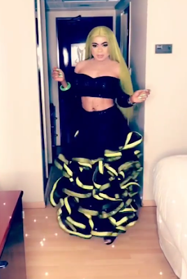 Photos: About Bobrisky’s Outfit To Halima Abubakar’s Movie Premiere  %Post Title