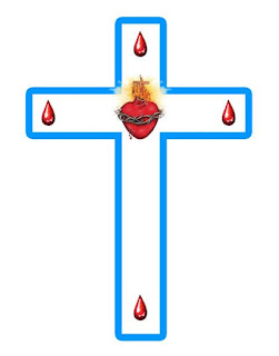 The Scapular of the United Sacred Hearts - Front