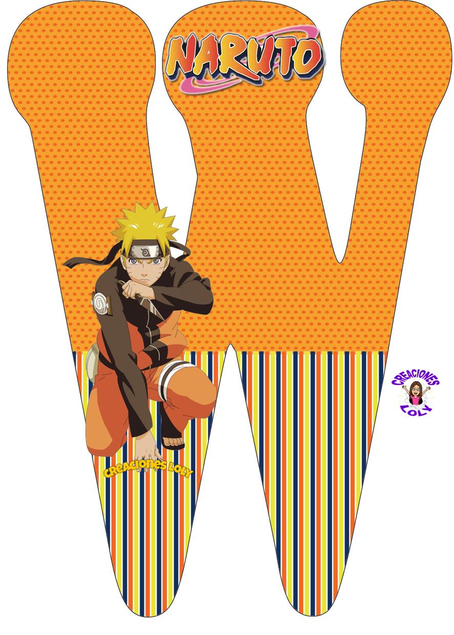 Creaciones Loly Abecedario Naruto Creaciones Loly Abecedario Naruto