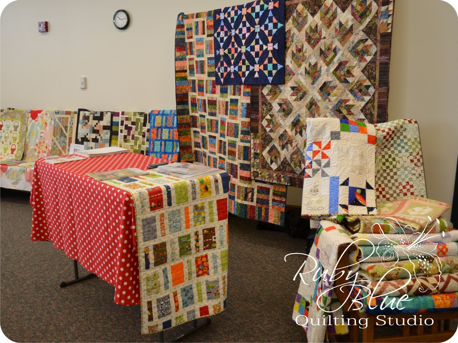 Ruby Blue Quilting Studio Shipshewana Fabric Show