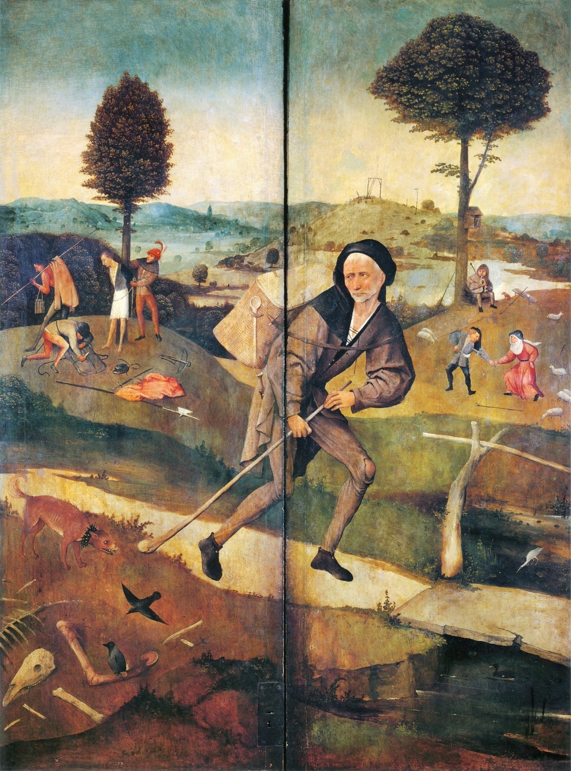 Иероним Босх - Триптих 'Воз сена' (1490-1500)