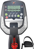 Schwinn A20 console, image, with 8 resistance levels & 7 programs
