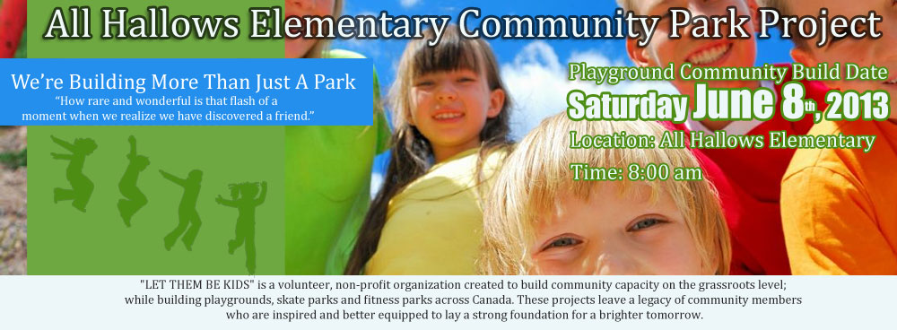 ALL HALLOWS ELEMENTARY COMMUNITY PARK PROJECT