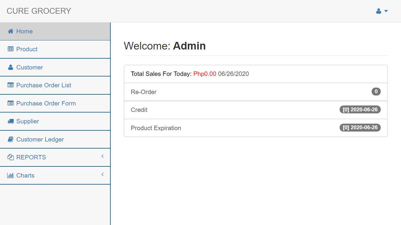 Store Grocery and Sales Inventory System Project Free Source Code in ...