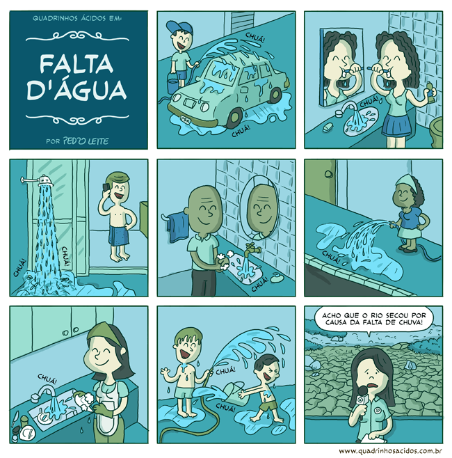 Falta de água em São Paulo provoca piadas na web; veja memes
