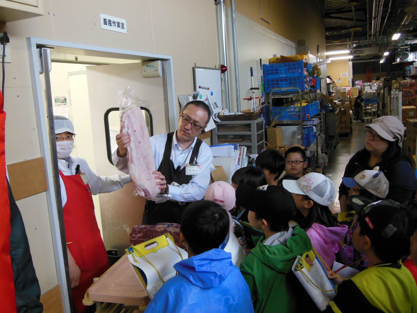 北見市立三輪小学校 コープさっぽろ見学