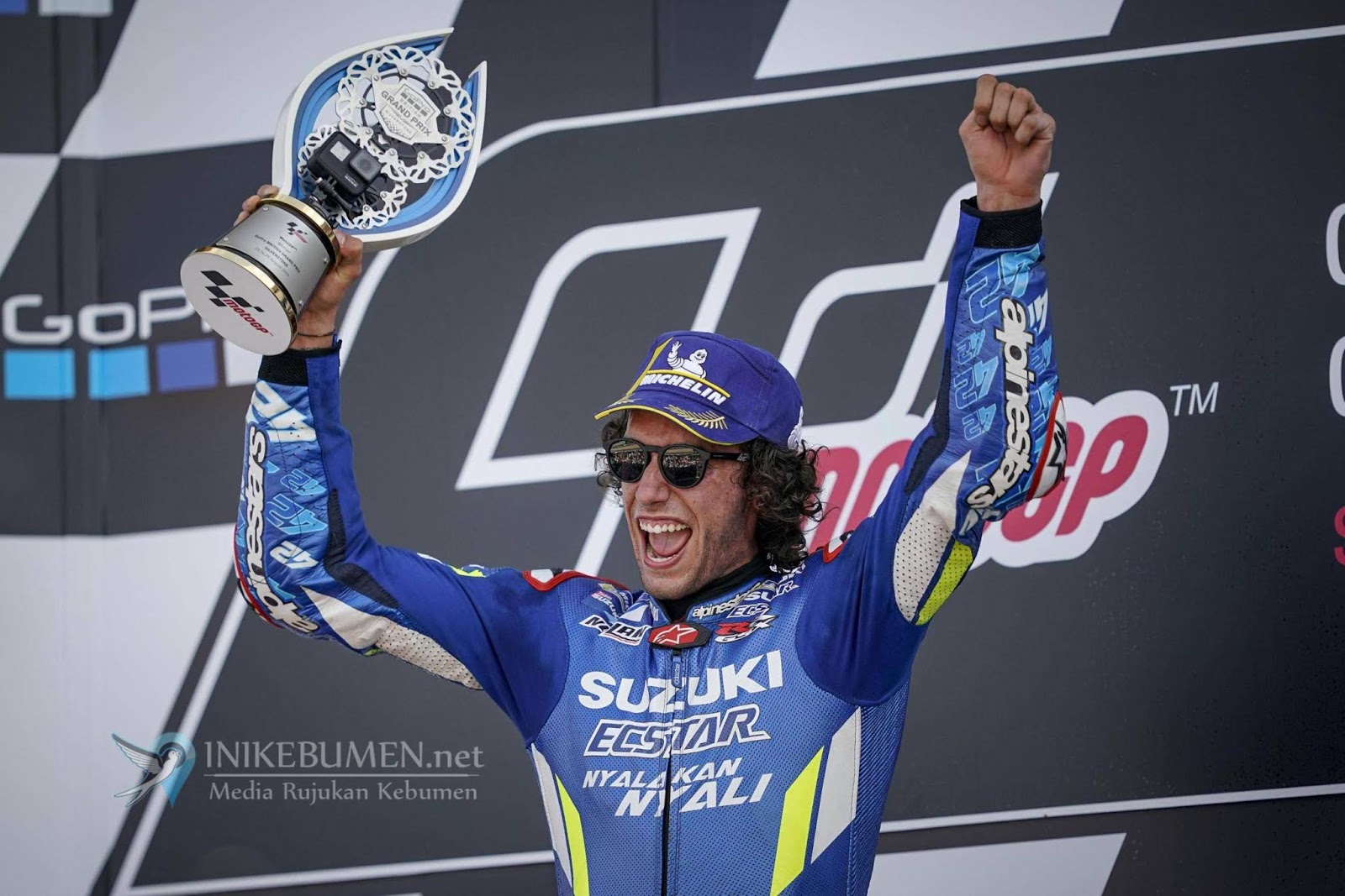 Beri Kejutan di Garis Finish, Alex Rins Rebut Poin Tertinggi di Moto GP Silverstone