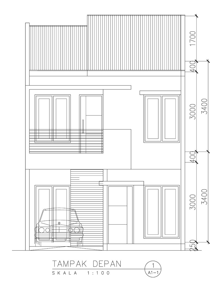 Denah rumah  2 lantai Minimalis  Inspirasi Desain Rumah  
