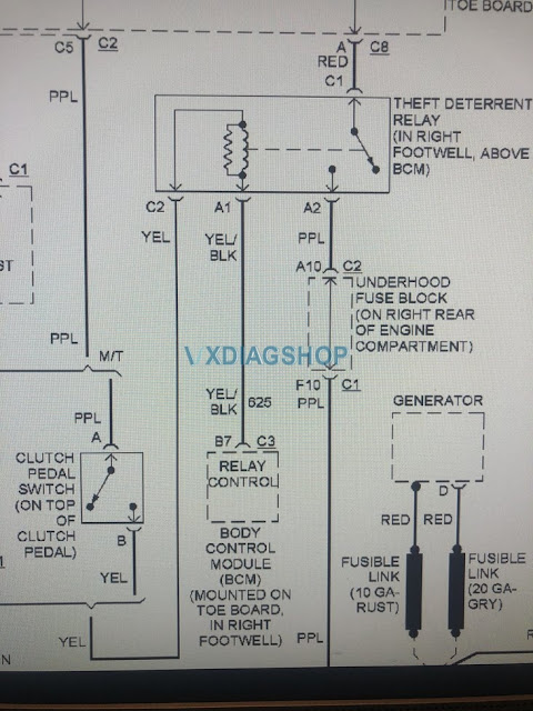 Tech2Win Fix GM Corvette C5 2000 wont start 5