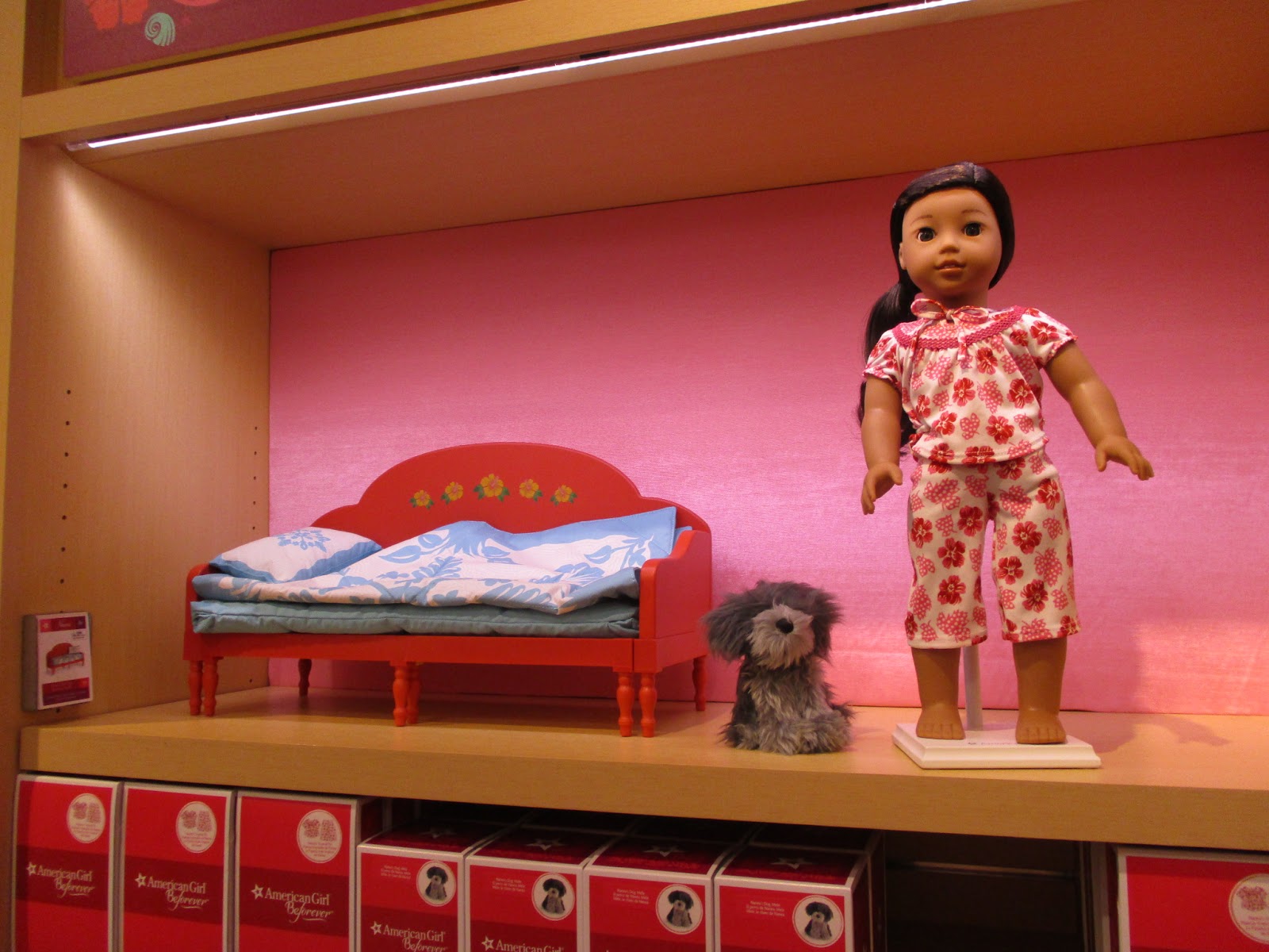 american girl nanea bed