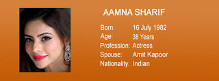 actress aamna sharif age, date of birth, profession, spouse, nationality [photo download]