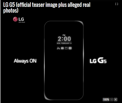 Teaser LG G5