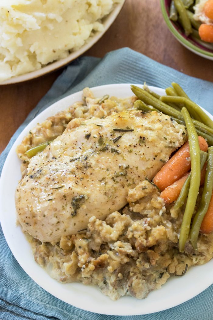 Crock Pot Chicken and Stuffing CUCINA DELICIOUS