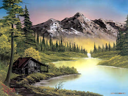 ross bob paintings mountain npicx painting landscape landscapes tweet retreat mountains easy