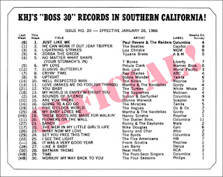 KHJ Boss 30 No. 30 - January 26, 1966