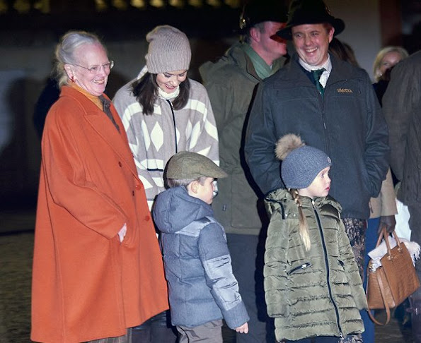 Danish Royals attend the hunting parade at Fredensborg