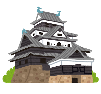 松江城のイラスト