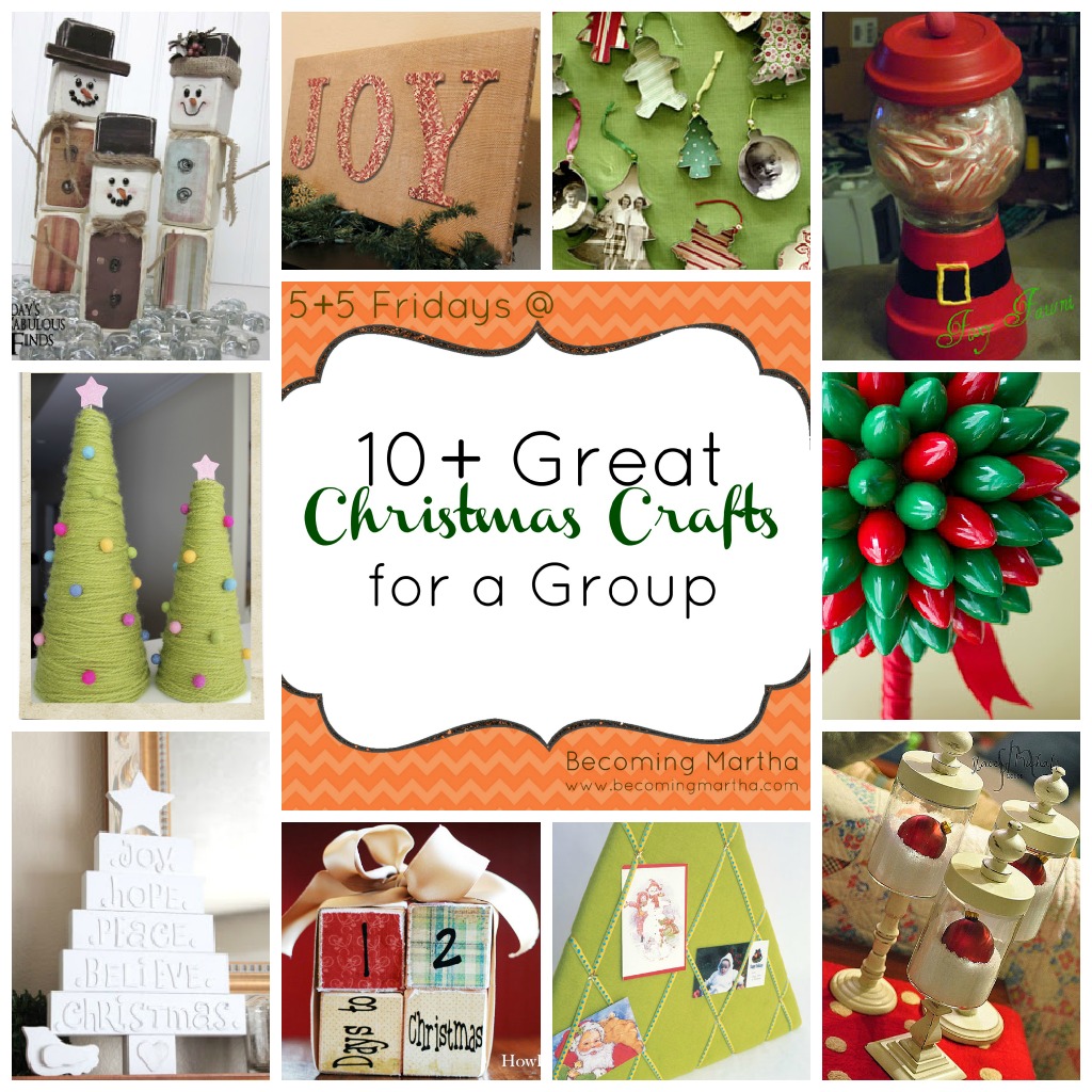 10 Great Group Christmas Crafts