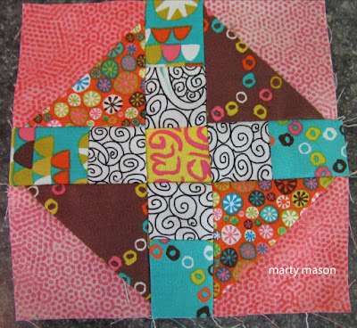 Puss In The Corner quilt block for my Gypsy Wife quilt - marty mason