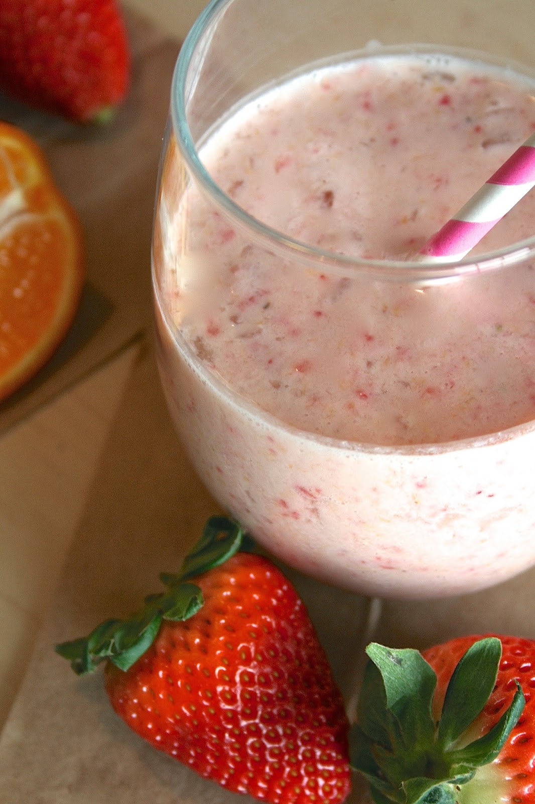 Oregon Transplant Strawberry Orange Smoothies