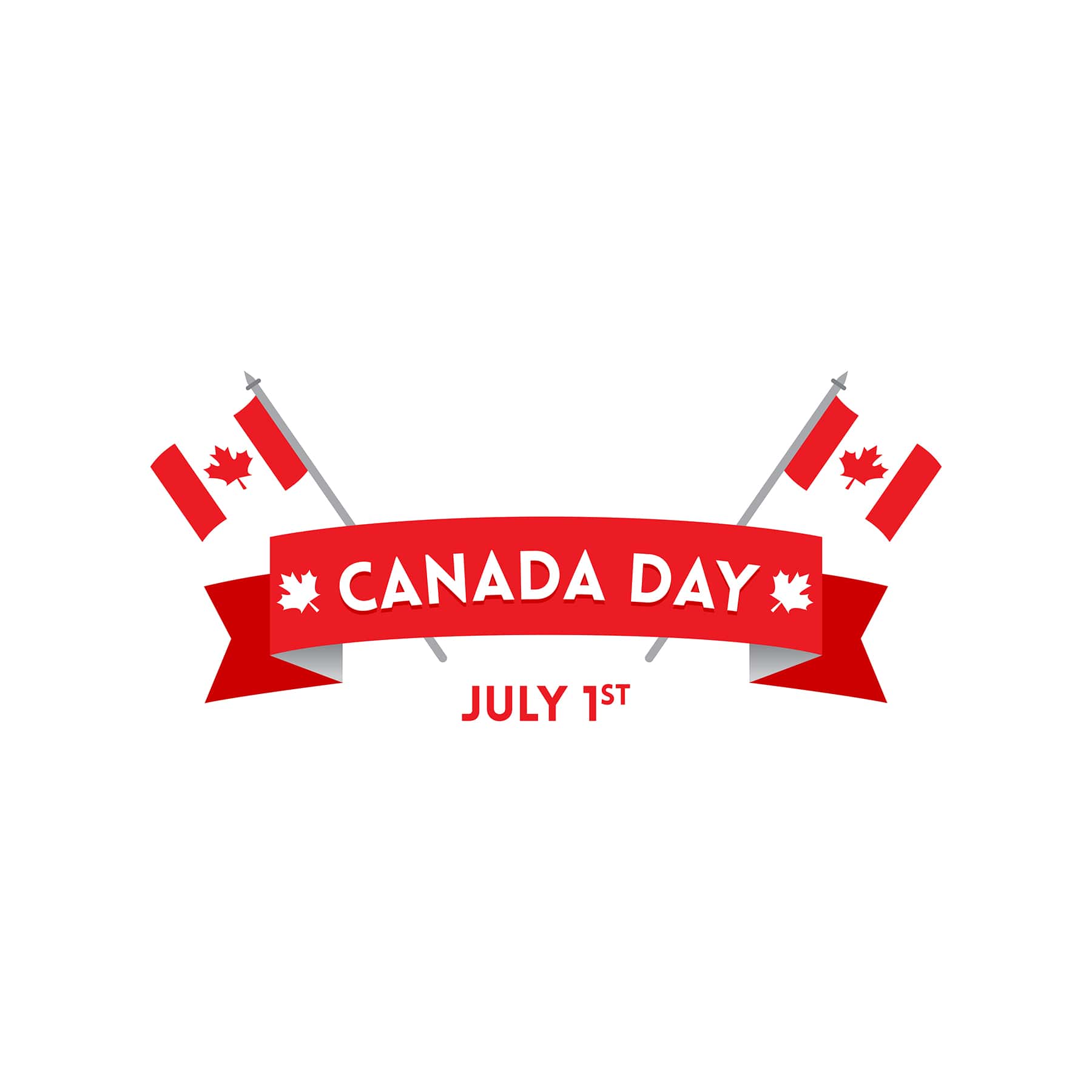 Canada Day vector designs for stickers and badge for free download