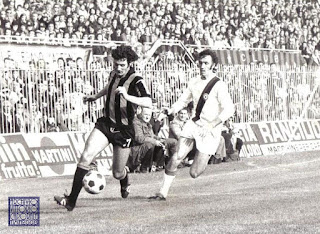 Inter - Bologna  1-1, 1974. Contro Mariani.