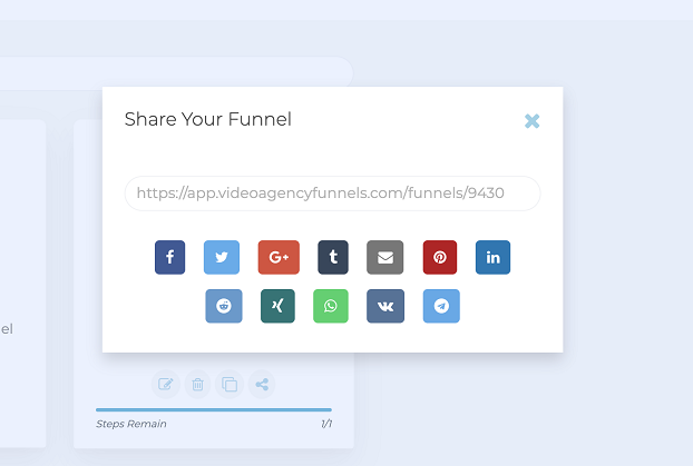 Share your funnels
