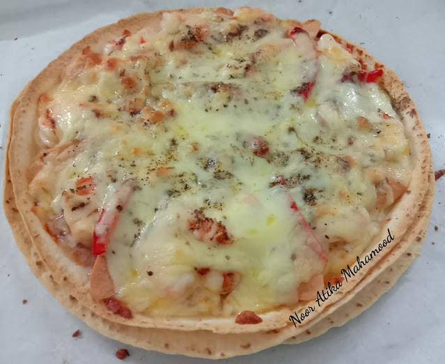Resepi Pizza Homemade Mudah Dan Sedap Hanya Guna Tortilla Wrap. Dengan