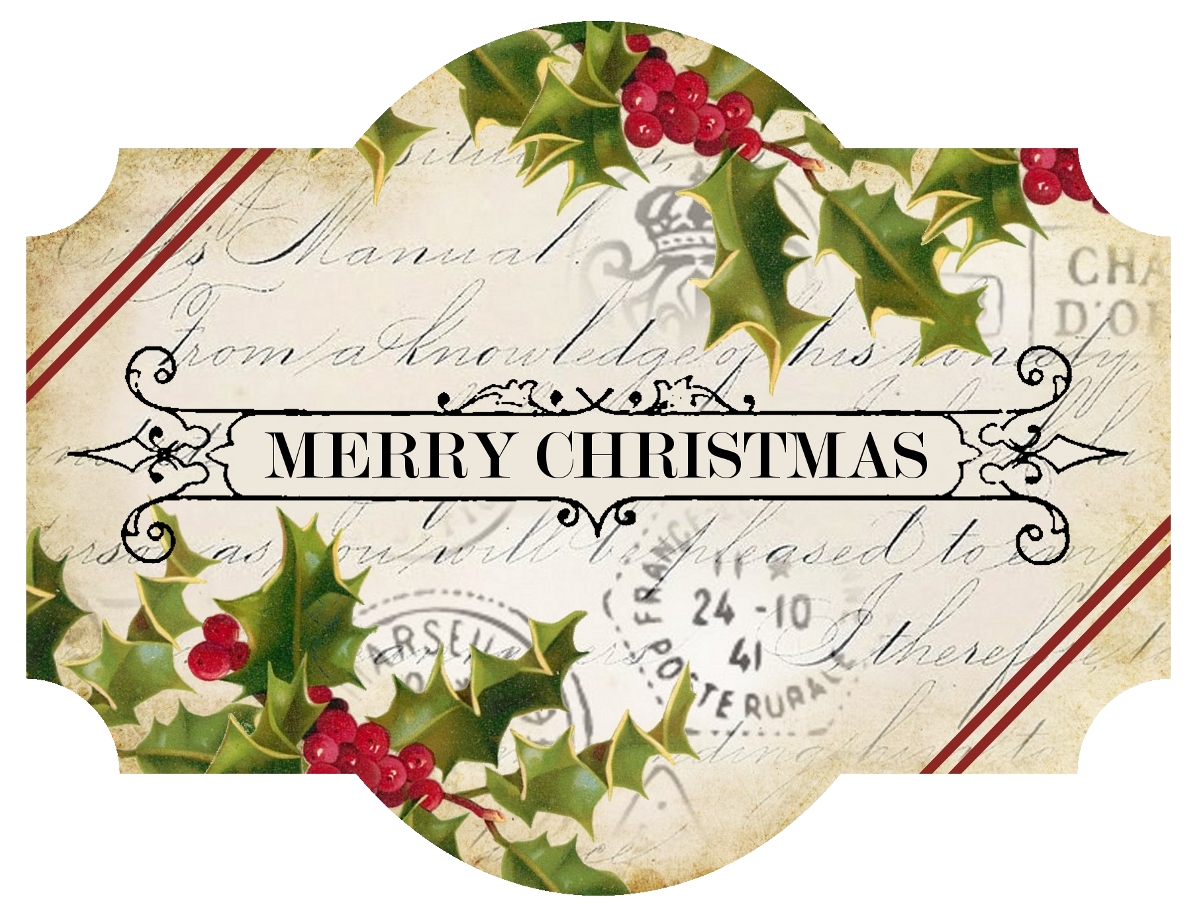 christmas clip art for labels - photo #32