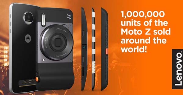 Lenovo Moto Z sudah laku 1 juta unit dan masih berlanjut