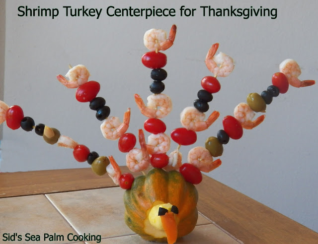 Shrimp Turkey Centerpiece