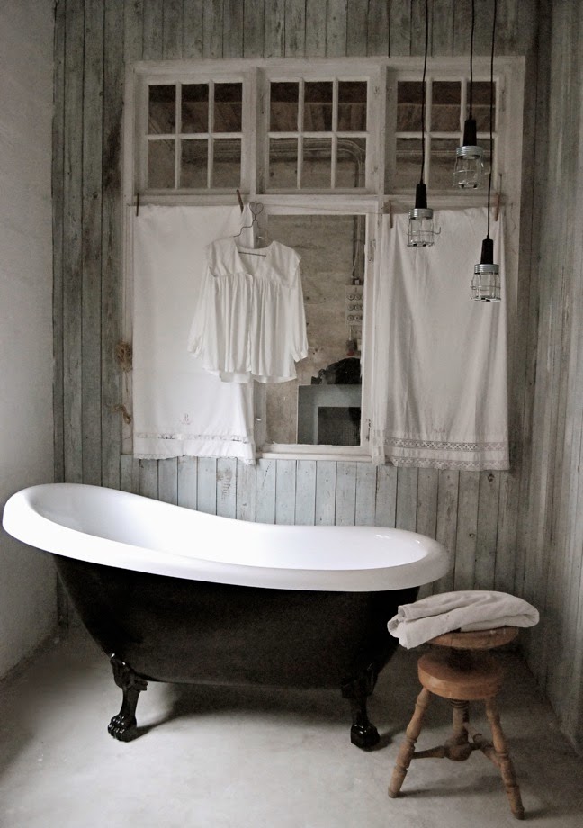 La Fabrique à Déco Une salle de bain à l'esprit vintage