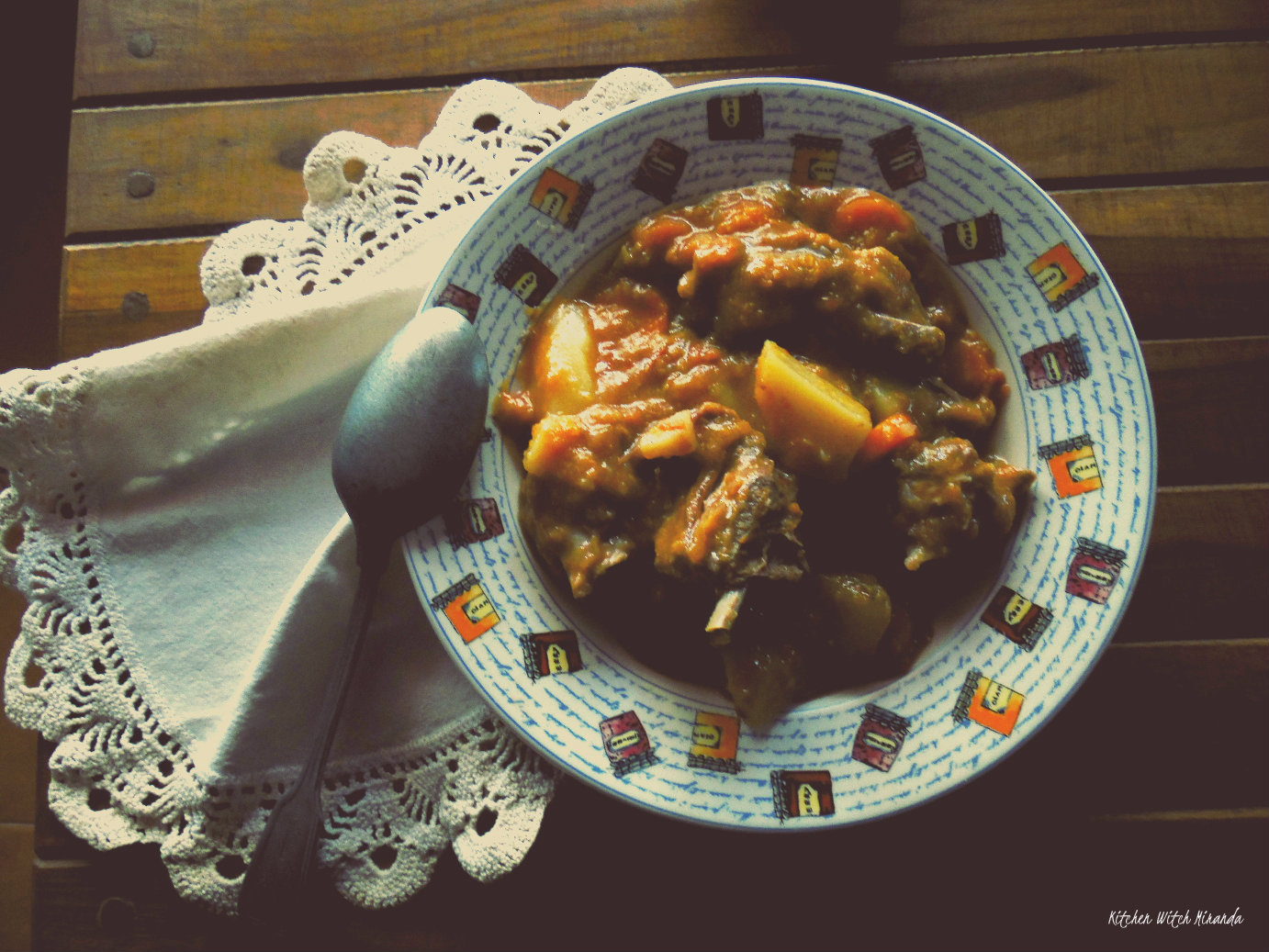 A portuguese lamb stew to awake the tastebuds and bring me back to the