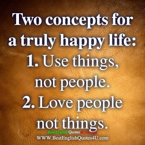 Two concepts for a truly happy life: