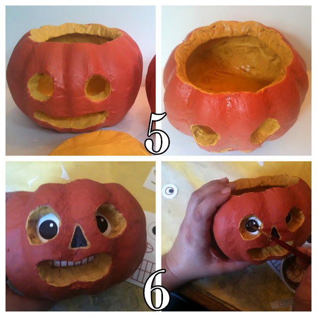 How to Make Halloween Folk Art from Dollar Store Pumpkins
