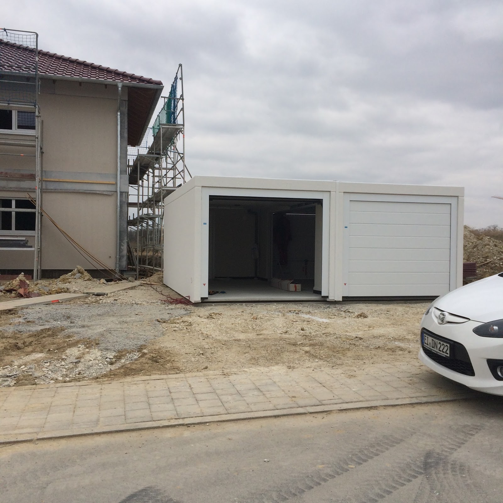 Dietrich´s Baublog: Die Garage kommt