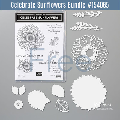 Celebrate Sunflowers Bundle, 2020-2022 In Color Cardstock Assortment, For Every Season Designer Series Paper, Stampin' Up!, Rick Adkins